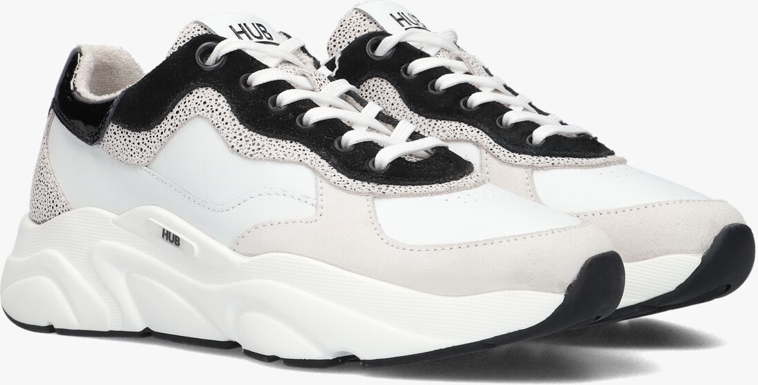 HUB witte hub lage sneakers rock-w