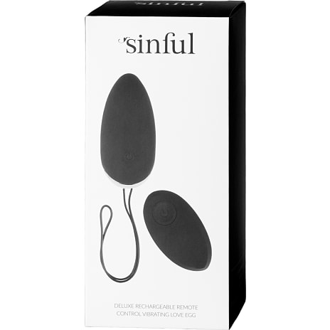 Sinful Deluxe fjernbetjent vibratoræg