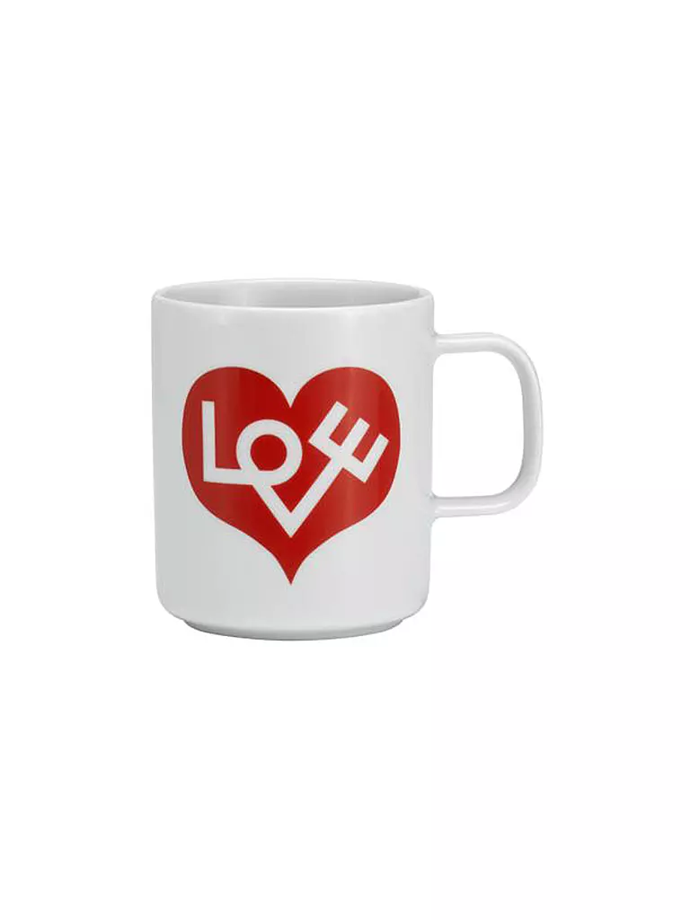 VITRA Henkelbecher - Tasse Coffee Mug  Love Heart Rot rot