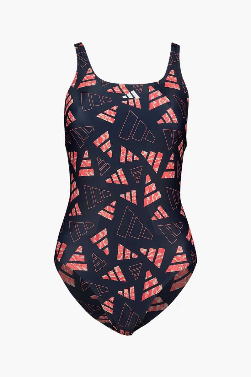 adidas Performance 3 Bar Logo Graphic Damen Badeanzug