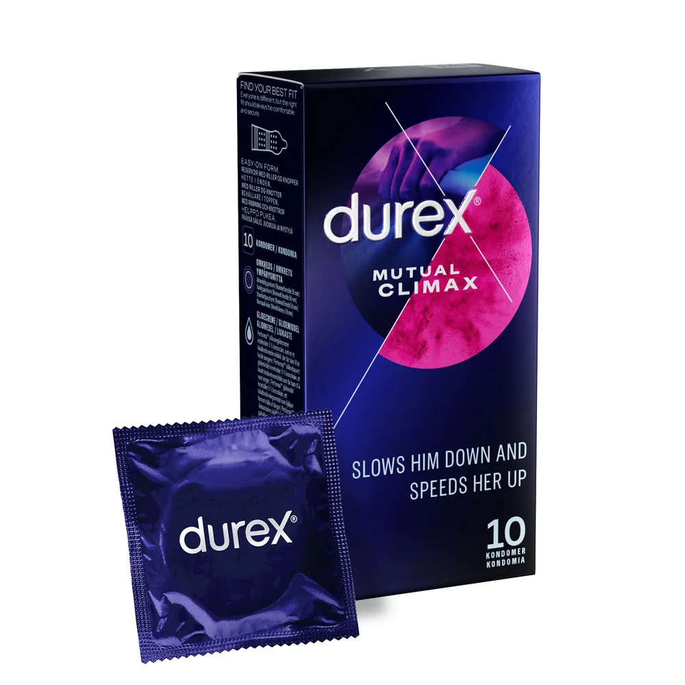 Durex Mutual Climax kondomer - 10 stk.