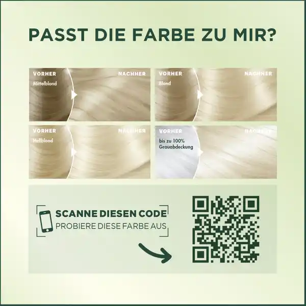 Ultra Crème Coloration Dauerhafte Pflege-Haarfarbe 10.1A Extra kühles Hellblond