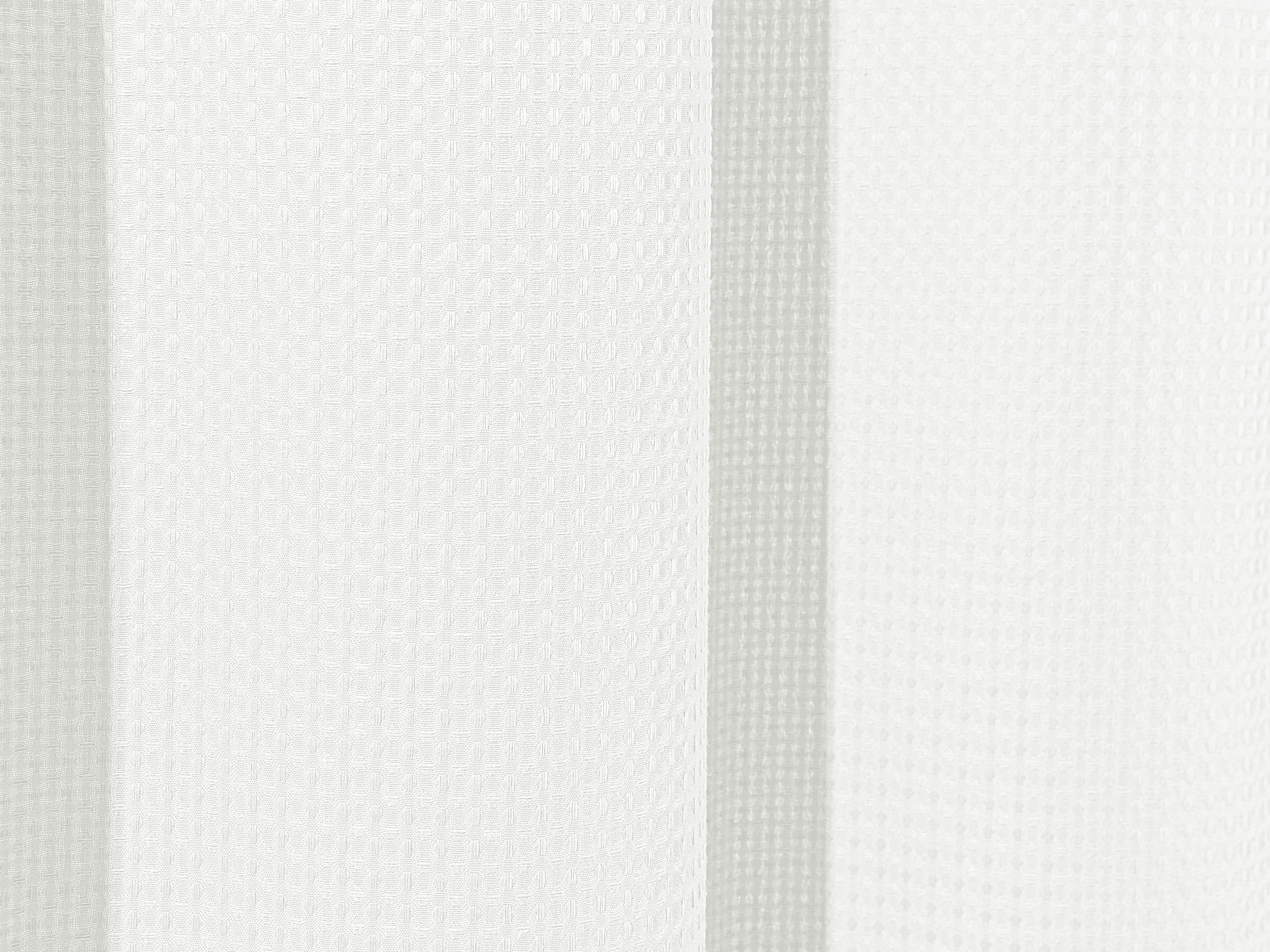 Duschvorhang 182 x 182 cm Waffel weiss