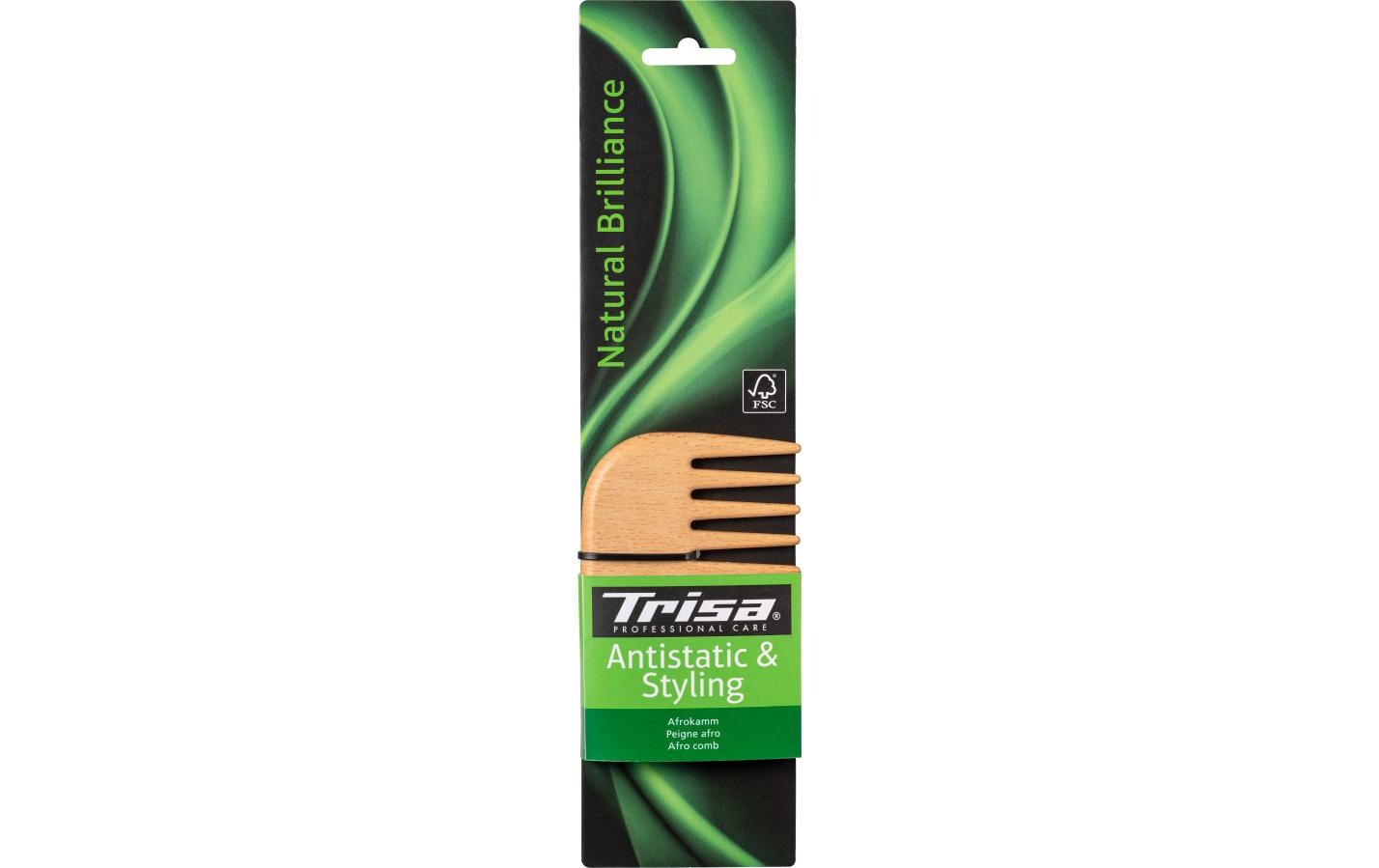 Kamm Natural Brilliance 1 StückHochwertiger Afrokamm für eine schonende Entwirrung der Haare