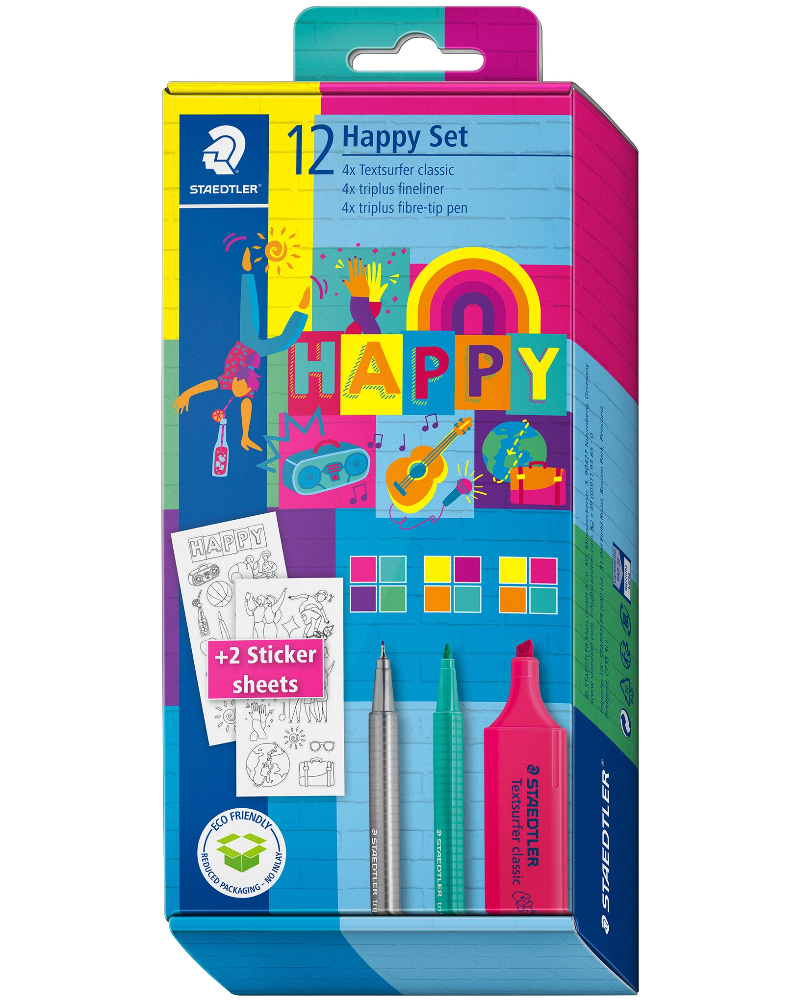 61 SC1 HA Stifte-Set HAPPY 12-teilig