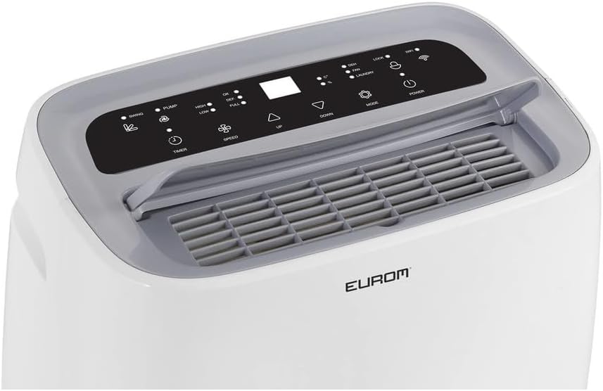 Eurom Luftentfeuchter DryBest 30 WiFi ? 30L/Tag, energiesparend, leise, 6L Tank, App-Steuerung, ideal für große Räume, Keller & gegen Schimmel, Entfeuchtungsgerät nach Wasserschaden