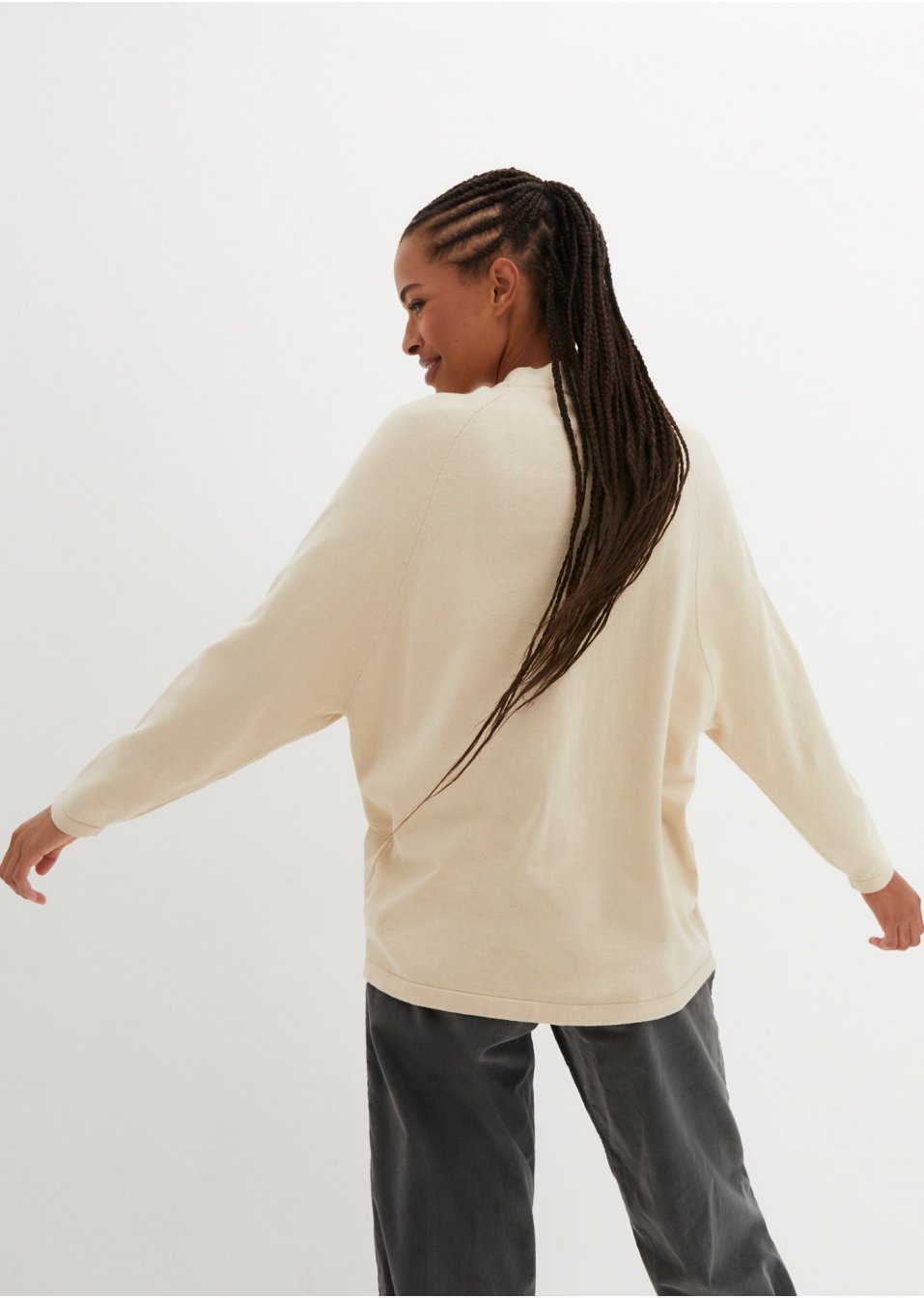 Pull avec col montant