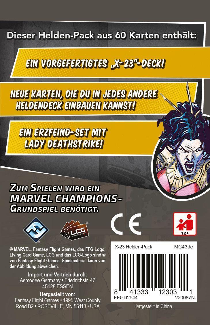 Marvel Champions X-23 Hero Pack