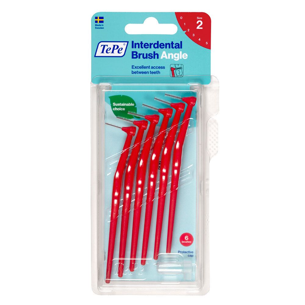 TePe Angle Interdentalbürsten rot 0,5 - 0,9 mm