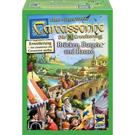 Asmodee Carcassonne: Brücken Burgen und Basare Erweiterung