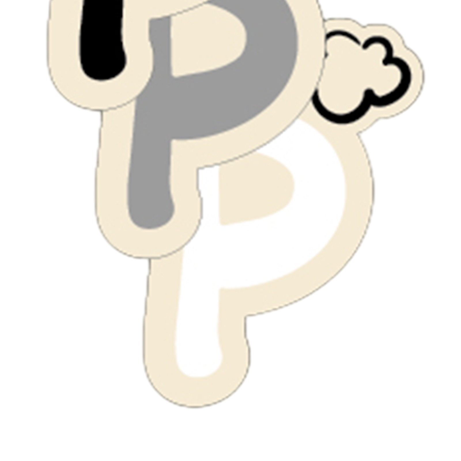 Buchstaben gross P