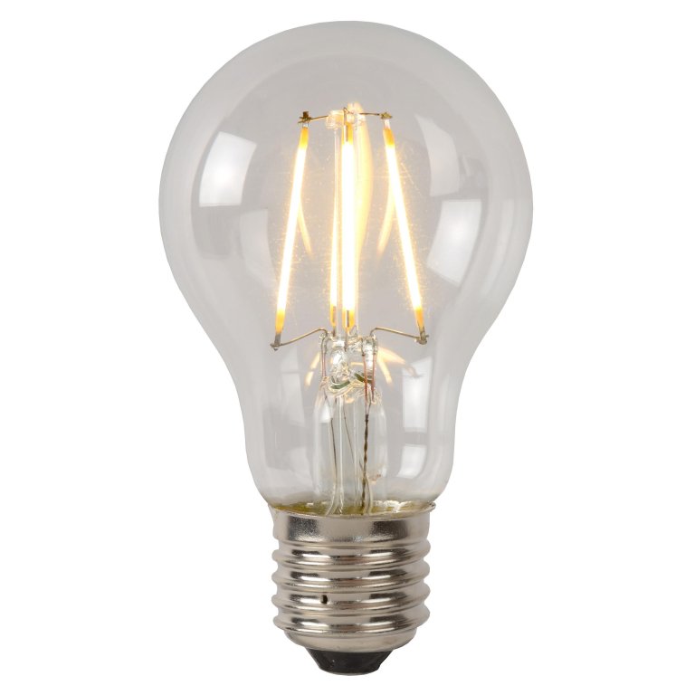 Lucide A60 LED lichtbron E27 7W 2700K A transparant niet dimbaar