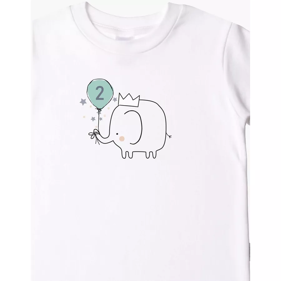 Liliput T-Shirt Elefant 2 weiß