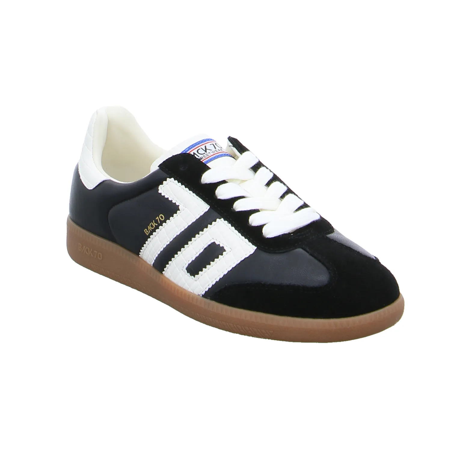 Back70 Sneaker Schwarz Leder