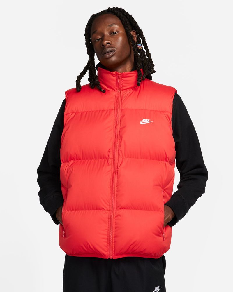 Doudoune sans manches Nike Club Rouge pour homme