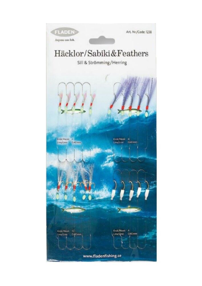 FISKESLUK FLADEN FISHING SILD/MAKRELL 4STK