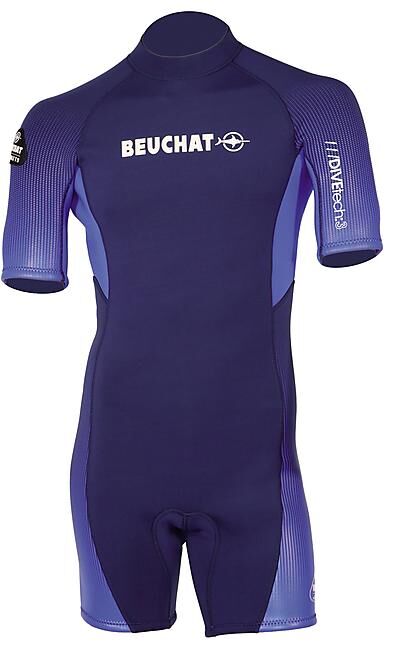 BEUCHAT - SHORTY ZIP DORSAL WATTS 3MMM HOMME