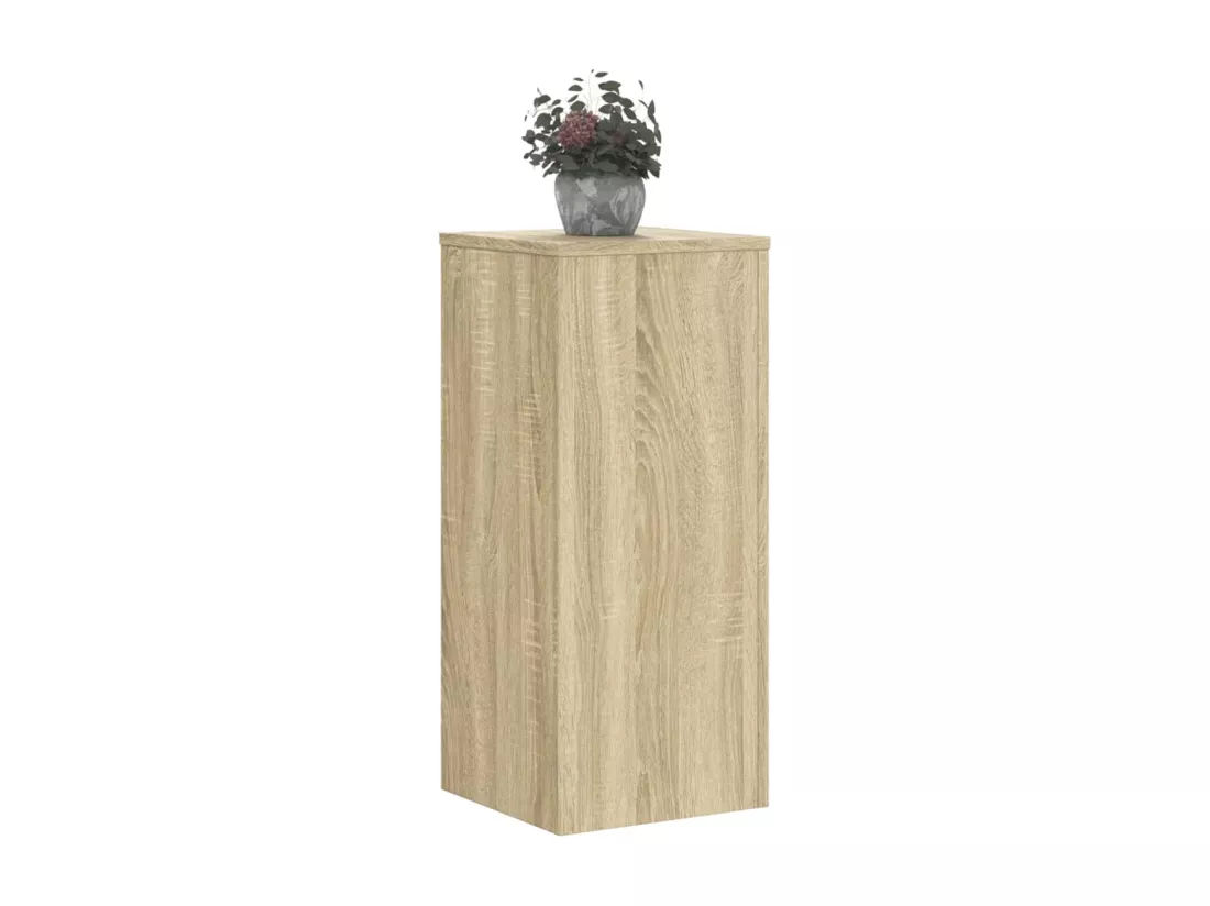 Supports pour plantes 2 pcs chêne sonoma bois d'ingénierie