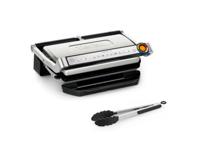 Elektrisk grill Tefal Tefal OptiGrill  XL GC728D10 smart grill, 9 programmer, gennemkogningsindikator, tykkelsesmåling, drypbakke