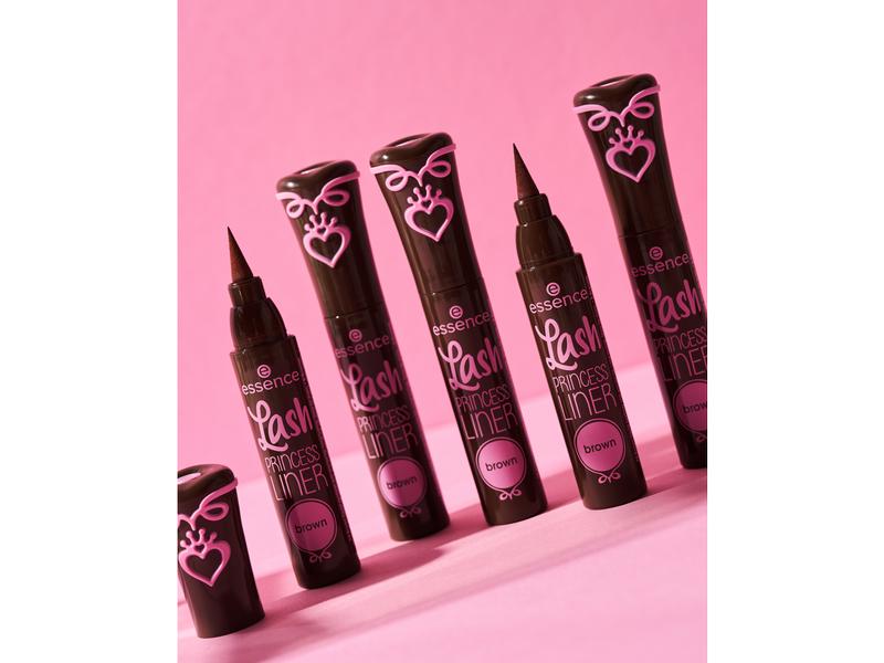 essence Eyeliner Lash Princess brown 01 brown Präziser Eyeliner für intensive Lidstriche
