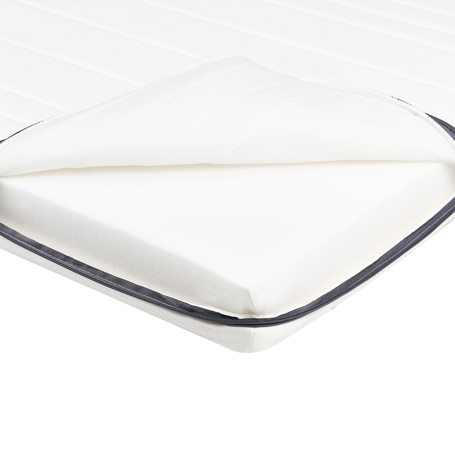 Beliani - PRECIOUS - Schuimmatras - Wit - 80 x 200 cm - Polyester