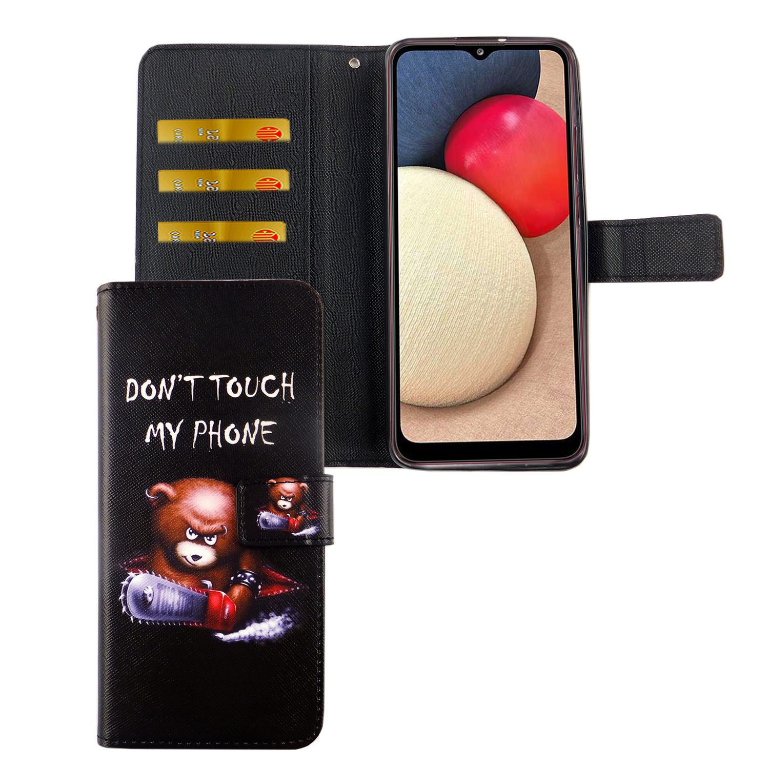 Handyhülle für Samsung Galaxy A03s Case Cover Schutztasche Schutzhülle Bookstyle