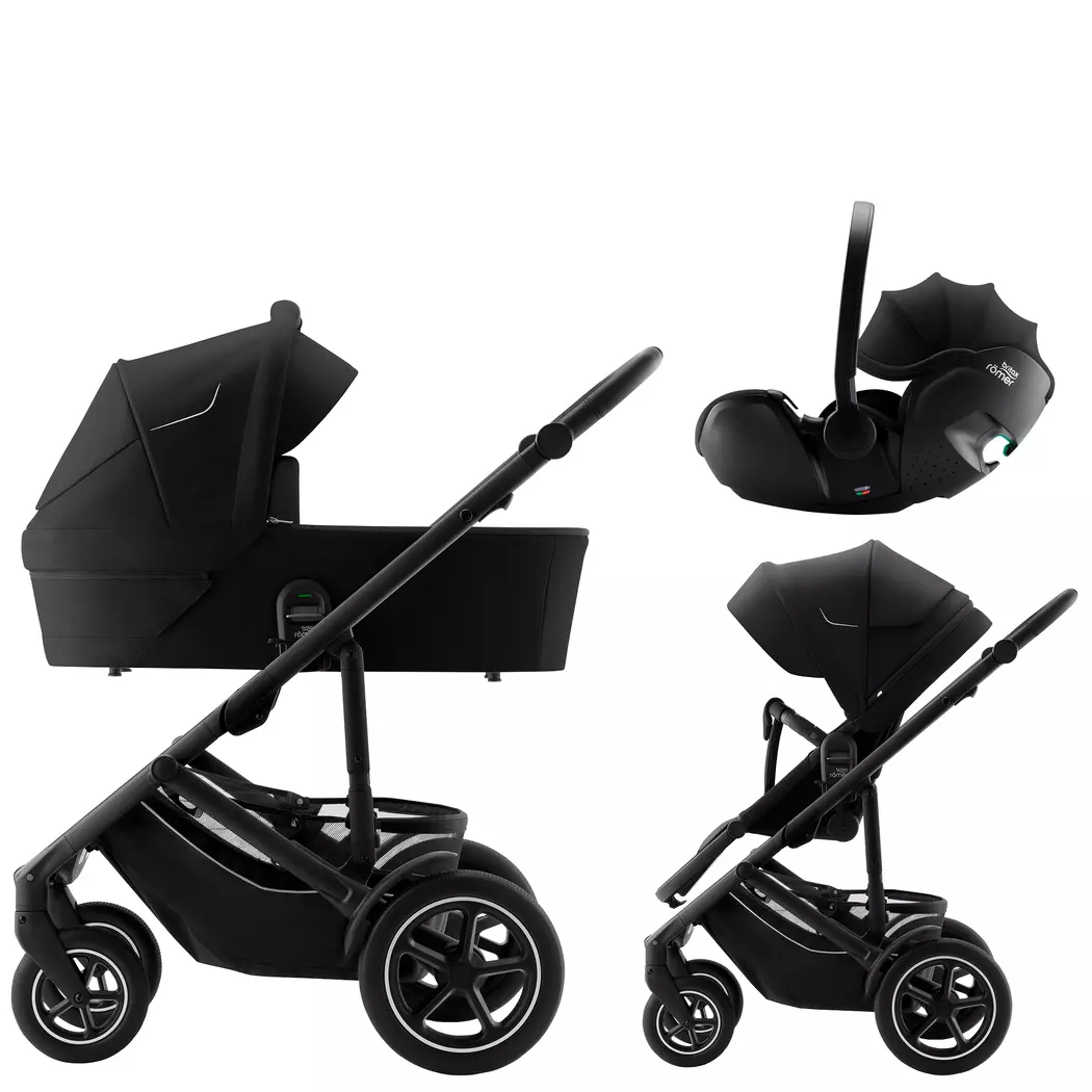 Kombi-Kinderwagen-Set Smile 5Z Space Black