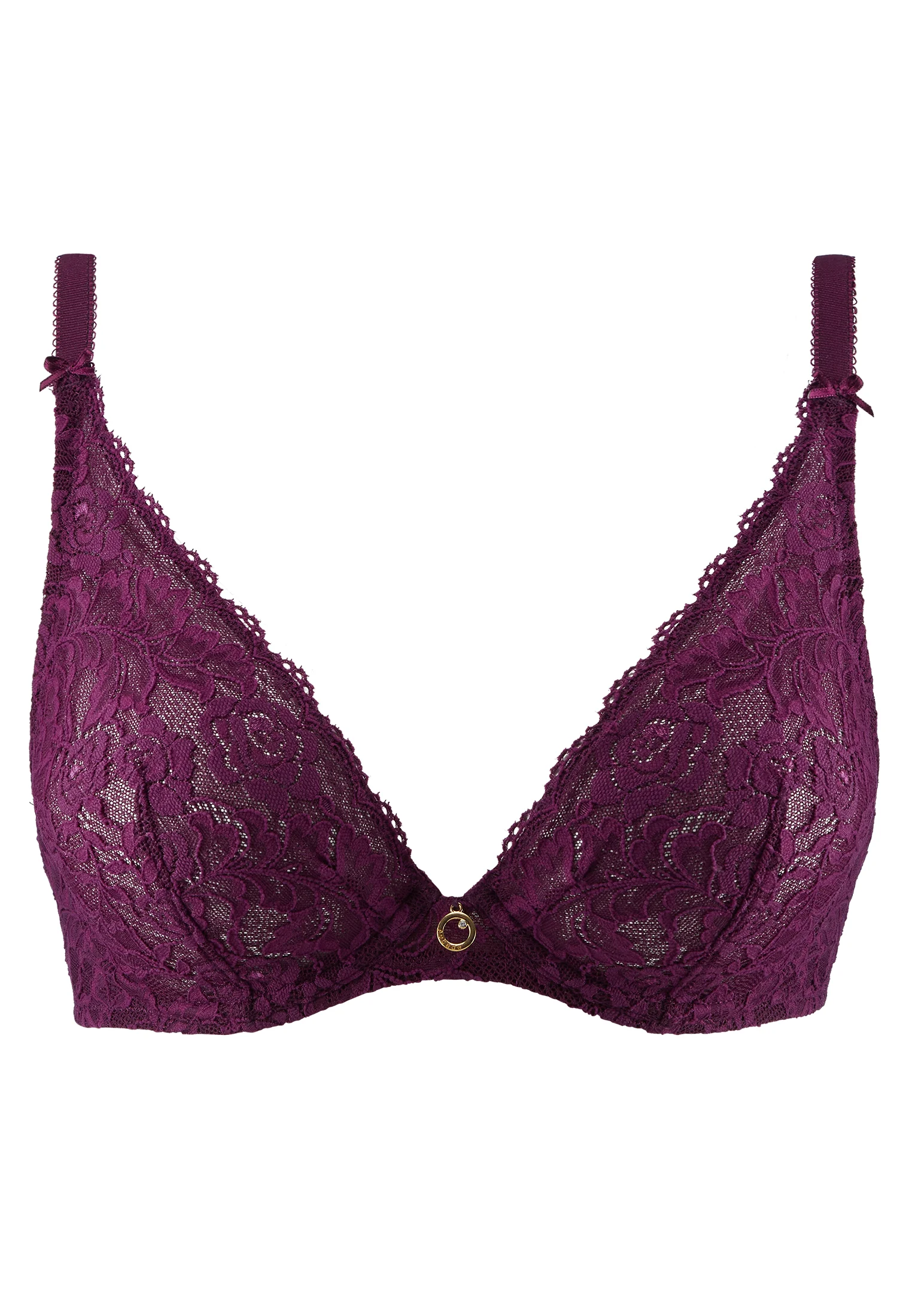 ROSESSENCE - Soutien-gorge triangle avec armatures | Violet