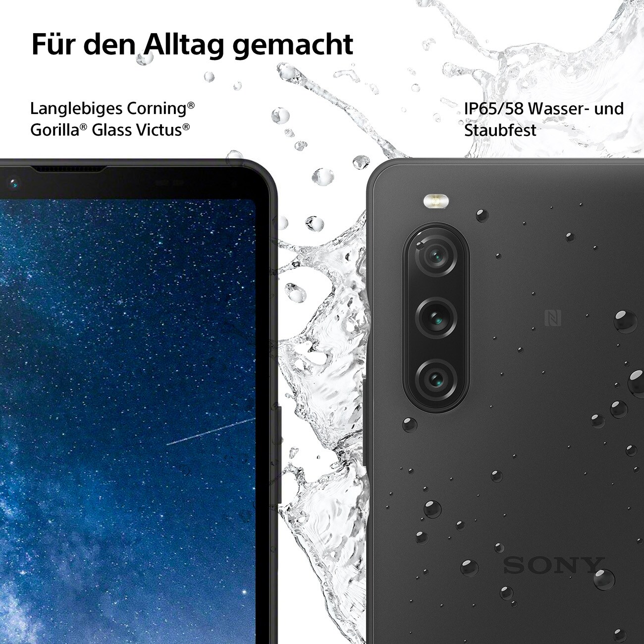 Sony Xperia 10 V schwarz Smartphone