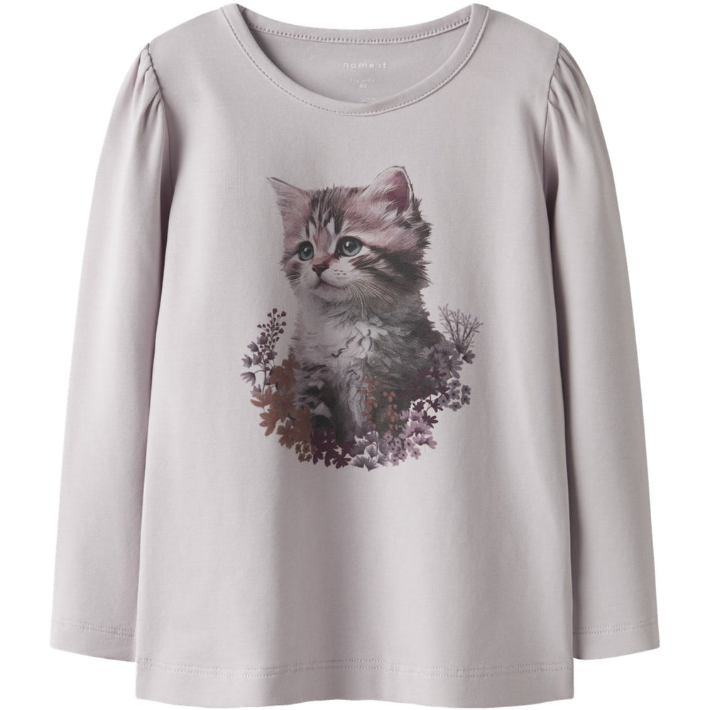 Køb Name It Lilac Marble Nmfboloras Ls Top