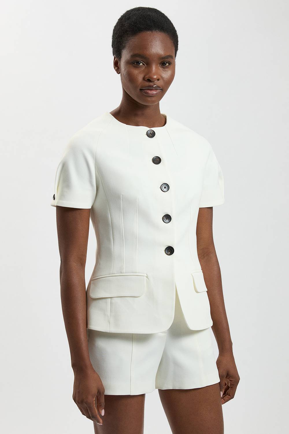 KarenMillen Short Tailleur Stretch Compact