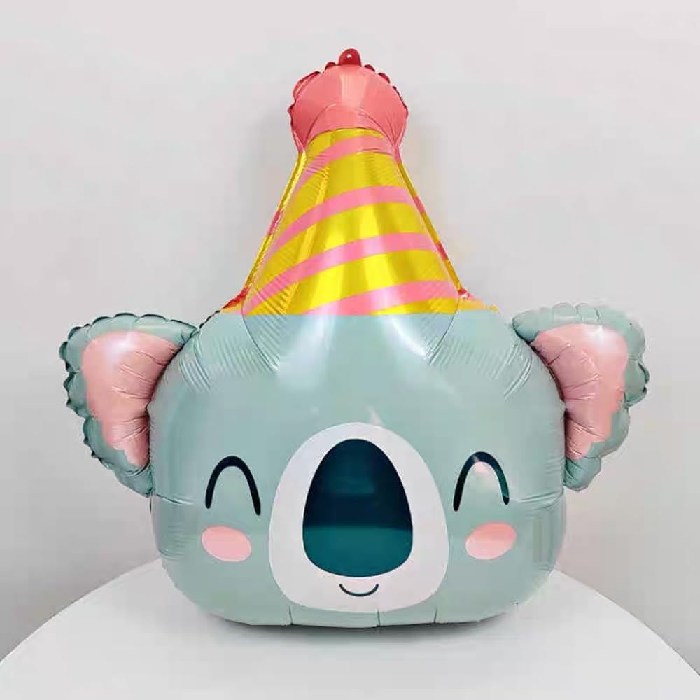 (2er Set) 55x65cm Kinder Geburtstags Party Ballon Folien Party Deko Luftballon - Koala