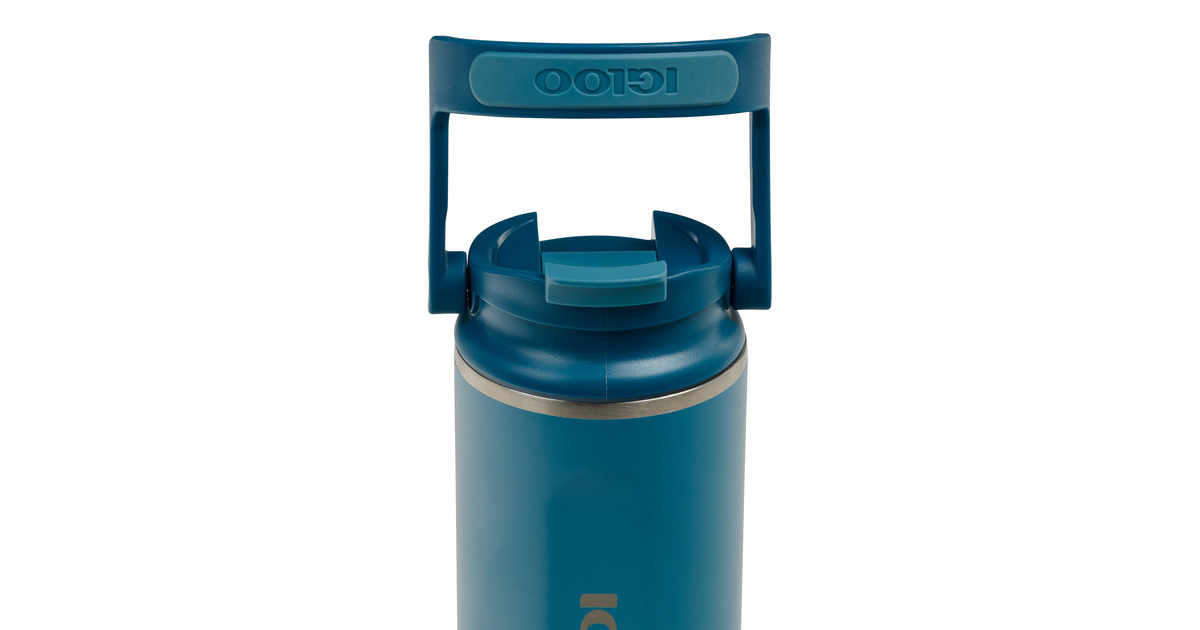 IglooFlip ‘n’ Sip Tumbler 16 oz, 0,47 liter drinkfles  (Blauw)