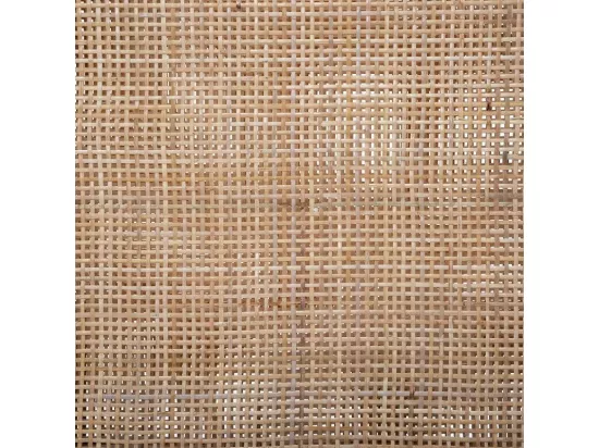 Paravent Cannage en Bois de Paulownia et Rotin H 169.5 cm