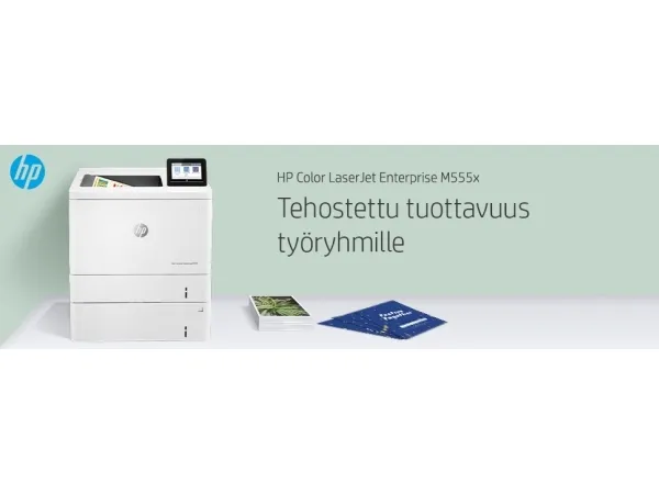 HP Color LaserJet Enterprise M555x - Printer - farve - Duplex - laser - A4/Legal - 1200 x 1200 dpi - op til 38 spm (mono) / op til 38 spm (farve) - kapacitet: 650 ark - USB 2.0, Gigabit LAN, Wi-Fi(n), USB 2.0 vært