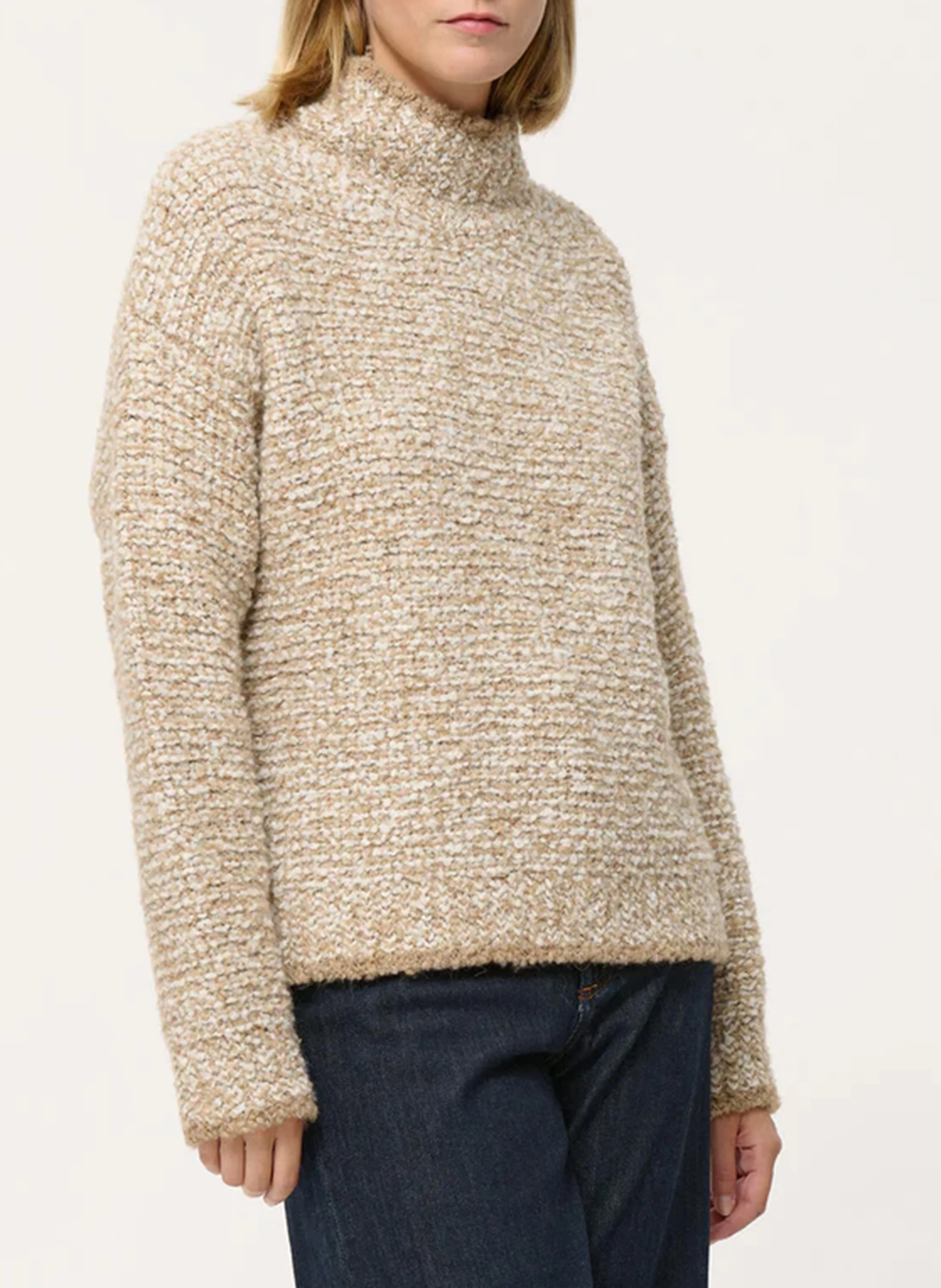 Pull col rond | Gris