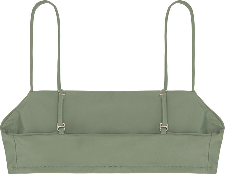 Cartel Copenhagen Sanur bandeau justerbar bikini top Army