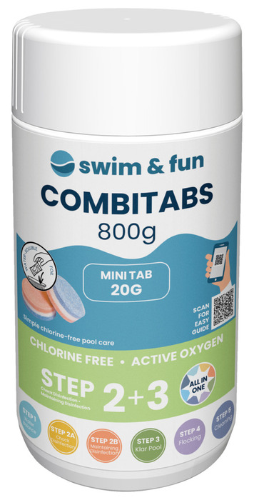 Combitabs klorfri 40 x 20 g (800 g) - Swim & Fun