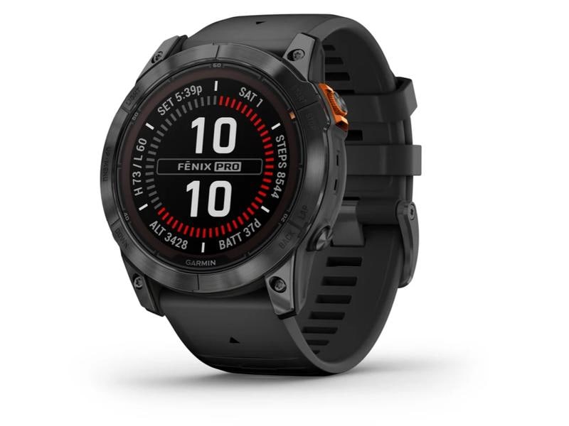 GARMIN GPS-Sportuhr Fenix 7X Pro Solar Edition Schwarz Multisportuhr