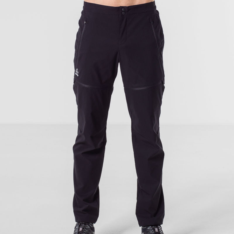 Loeffler Trekking heren afrits wandelbroek - Black