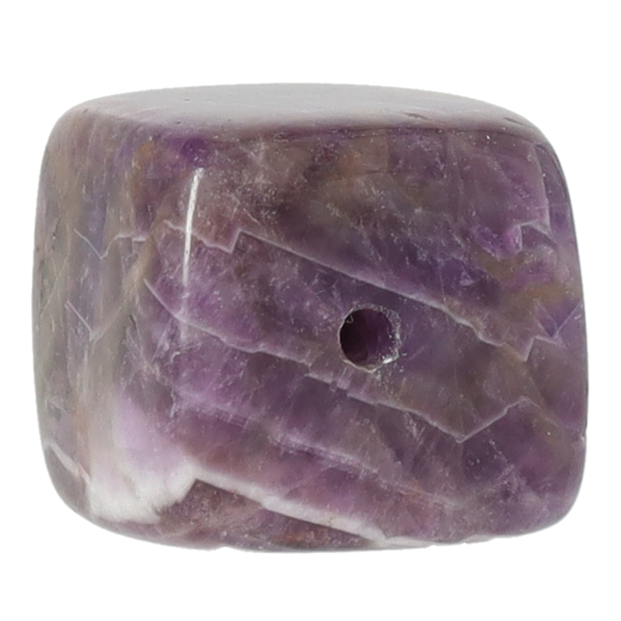 (4er Set) 20x20mm Stein Räucherstäbchen Halter Home Deko Würfel in Amethyst Optik - Lila