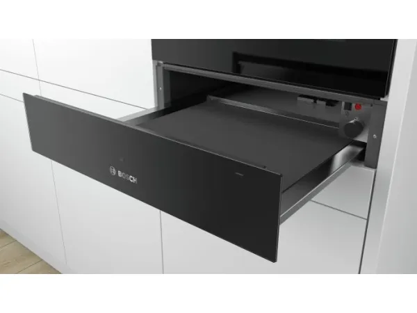 Bosch Serie | 6 BIC510NB0 - Varmeskuffe - til indbygning - niche - bredde: 56 cm - dybde: 55 cm - højde: 14 cm - vulkansort
