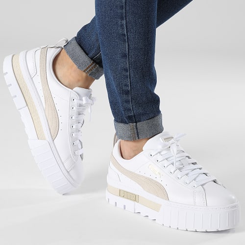 Baskets Femme Mayze Lth 381983 White Peyote