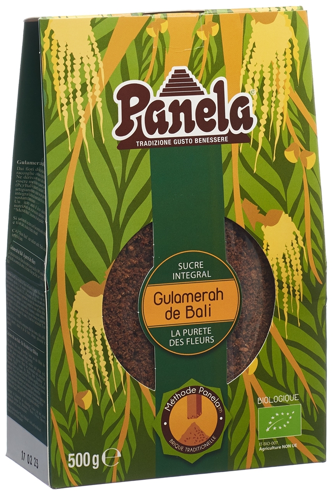 PANELA Kokosblütenzucker aus Bali<br>500 g, Bio