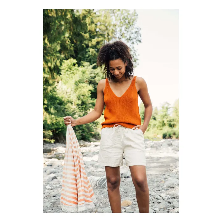 Matona Débardeur Maille Coton Bio | Rouille