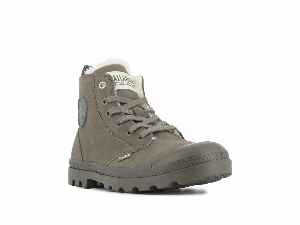 PALLADIUM<br>Tênis de couro forrado Pampa Hi Zip