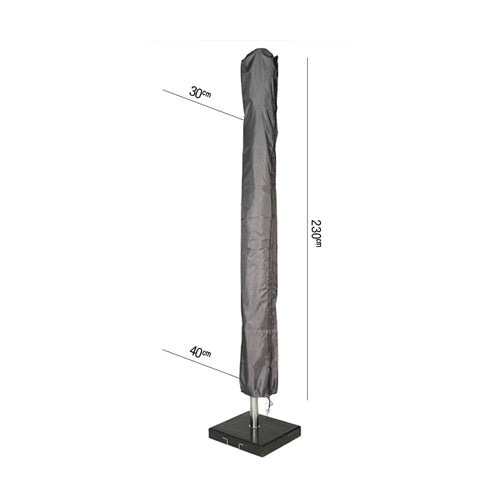 AeroCover Parasolhoes H 230 x Ã 40 cm