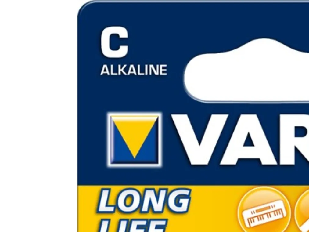 Varta LONGLIFE C Bli 2 C-batteri R14 alkalisk-mangan 7600 mAh 1,5 V 2 stk