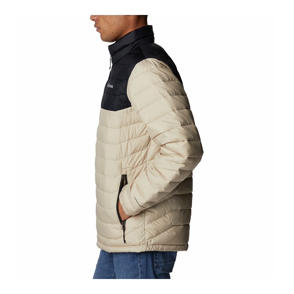 Columbia POWDER LITE - Doudoune Homme fossil/black