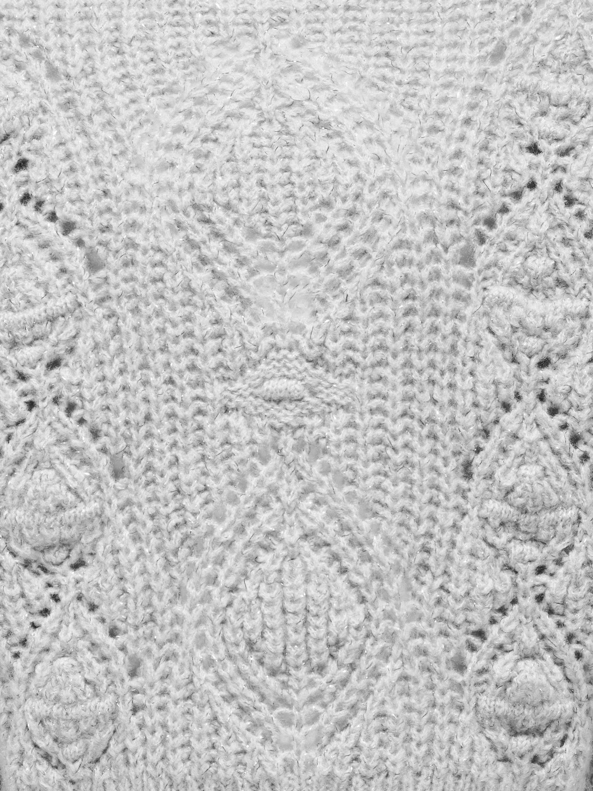 KOGROSETTA Strickpullover Light Grey Melange